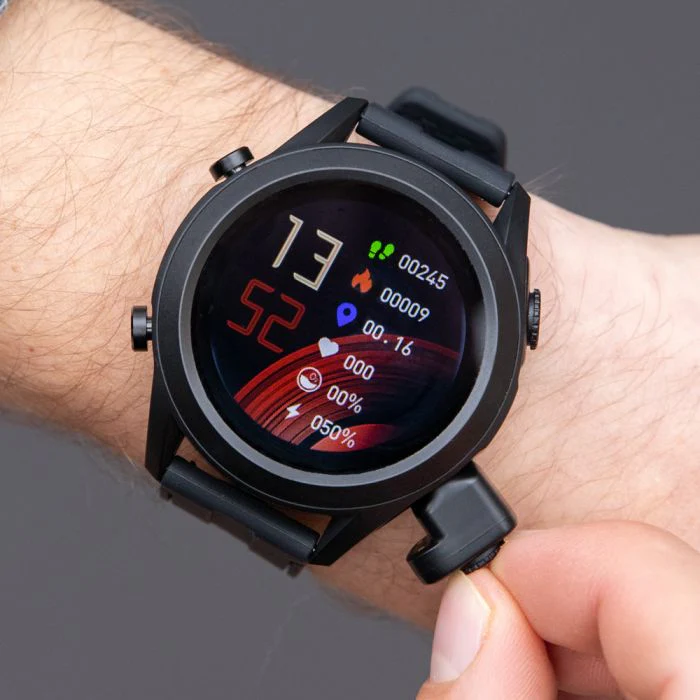 Active Pro Smart Watch with Built-in Bluetooth Earbuds - Image 5