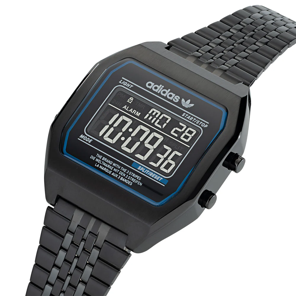 Adidas AOST22073 Digital Two Black Unisex Watch - Image 4