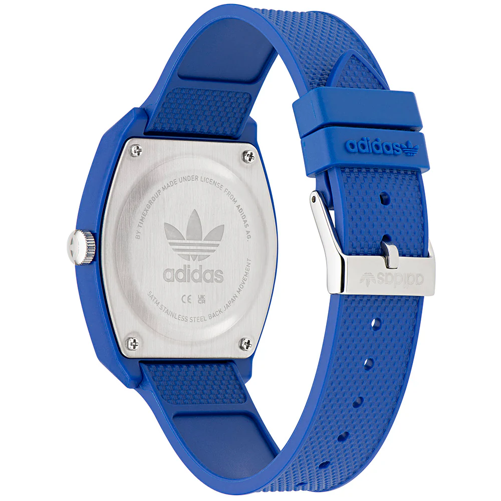 Adidas AOST23049 Project Two Blue Resin Mens Watch - Image 2