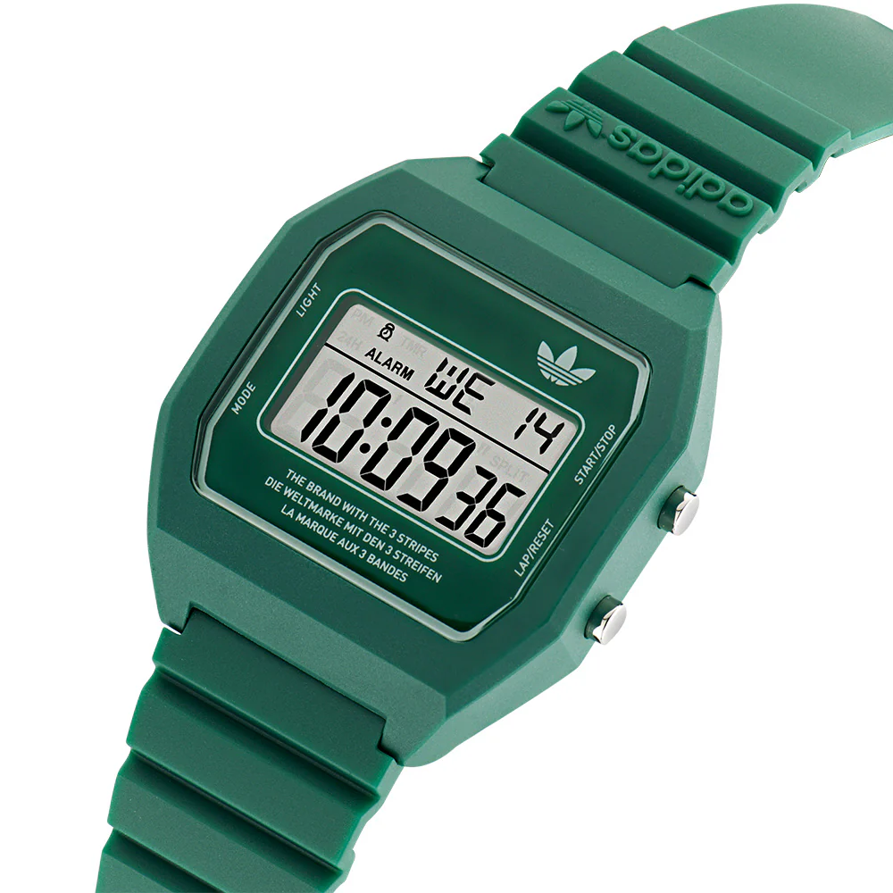 Adidas AOST23558 Digital Two Green Resin Unisex Watch - Image 2