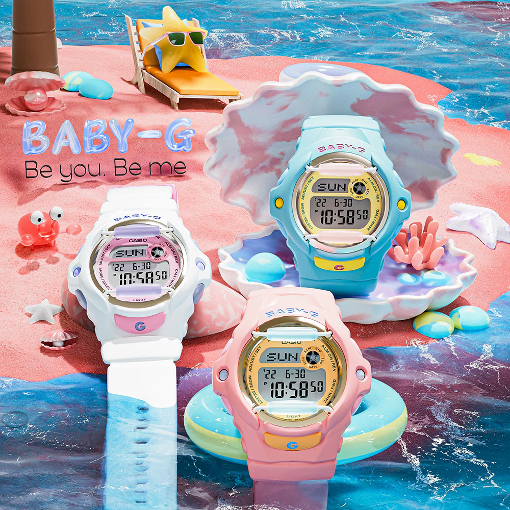 Baby-G BG169PB-2 Playful Beach Digital Womens Watch - Image 3