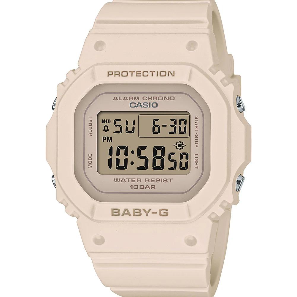 Baby-G BGD565-4D Cream Digital Womens Watch