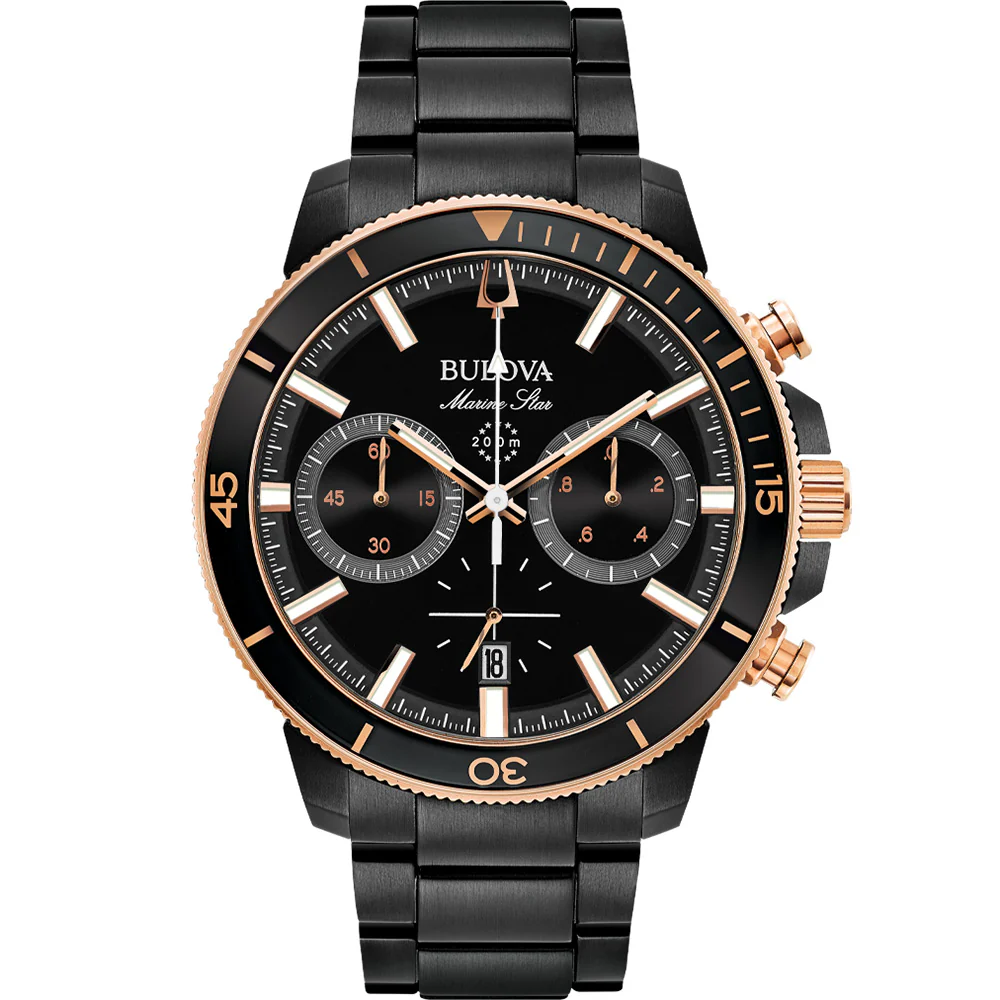 Bulova 98B302 Marine Star Chronograph Mens Watch