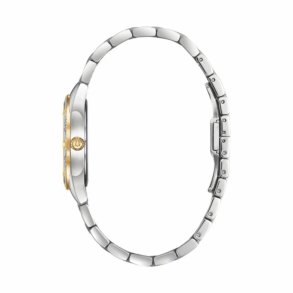 Bulova 98R263 Diamond Two Tone Womens Watch - Image 3