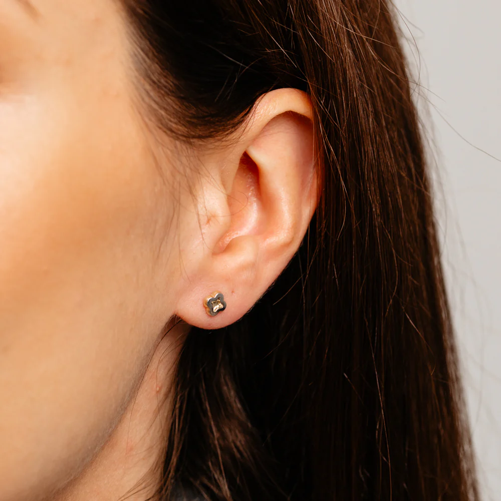 Butterfly Stud Earrings in 9ct Yellow Gold - Image 2