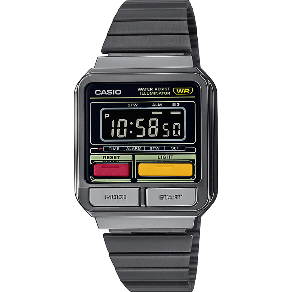 Casio A120WEGG-1 Front Button Series Digital