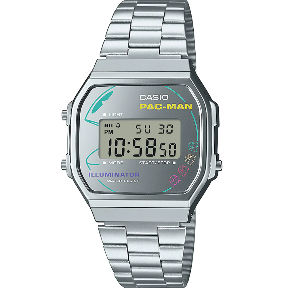 Casio A168WEPC-7A Pac-Man Collaboration