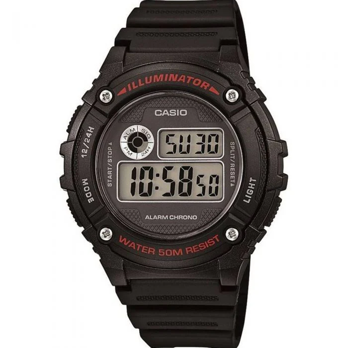 Casio Illuminator W216H-1A Digital