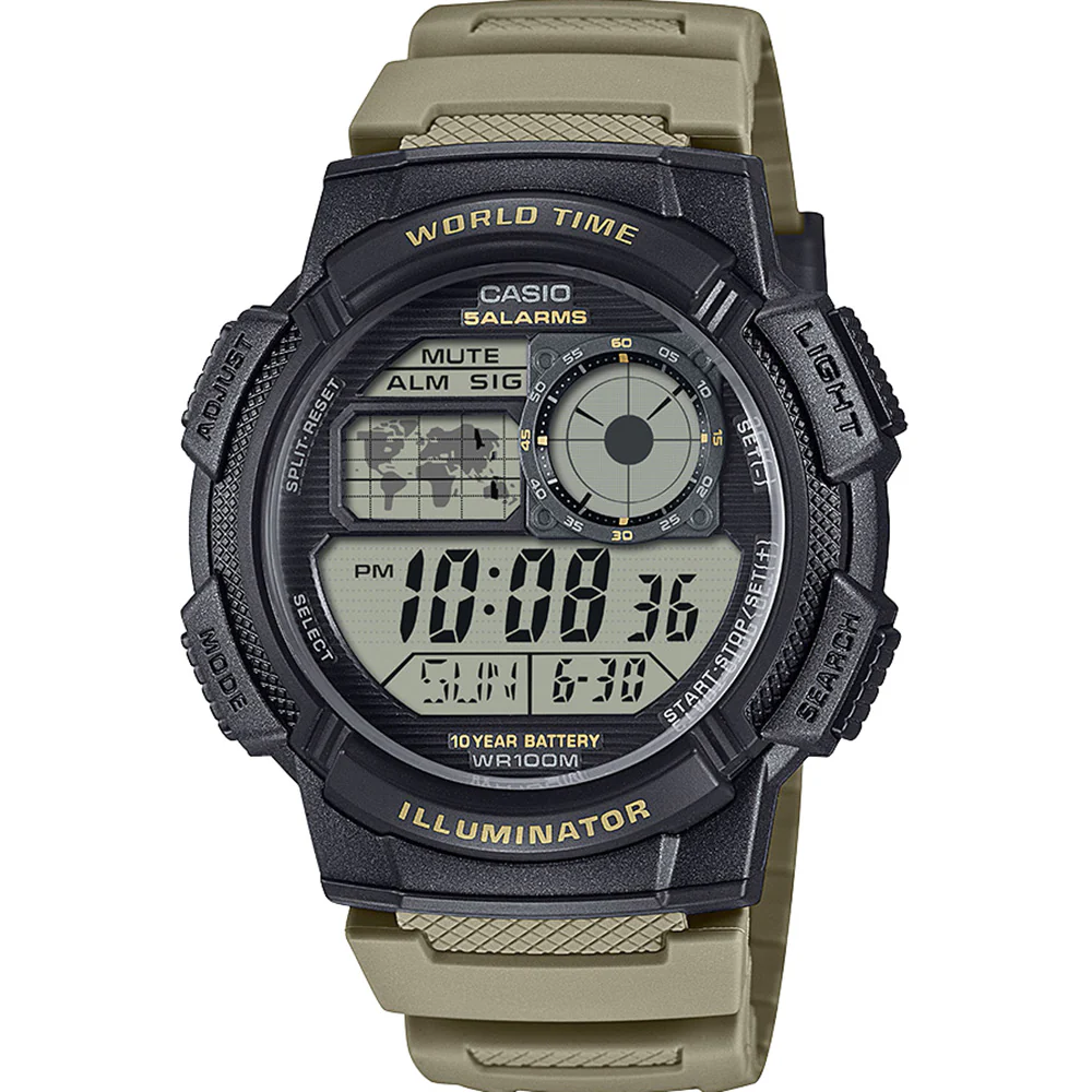 Casio Utility AE1000W-5A Digital
