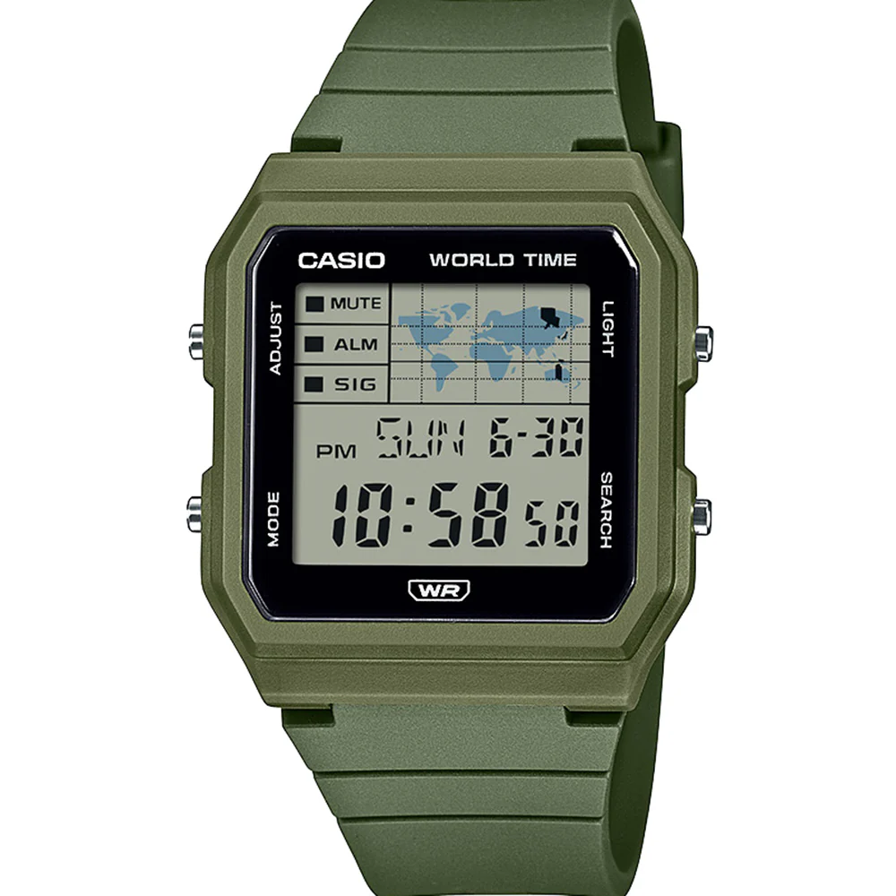 Casio Vintage World Map LF30W-3A Digital
