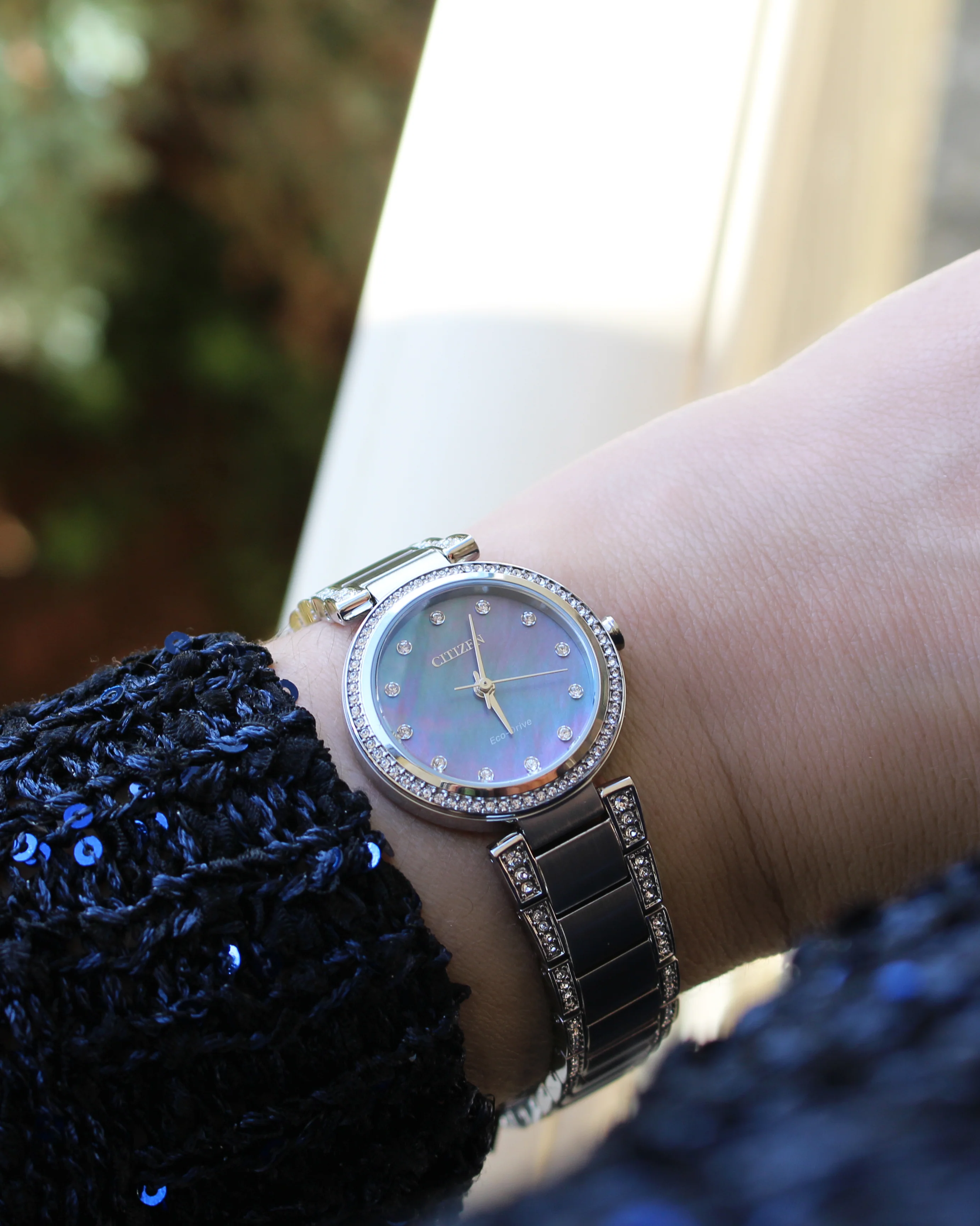 Citizen Eco-Drive Silver EM0840-59N Womens Watch - Image 2