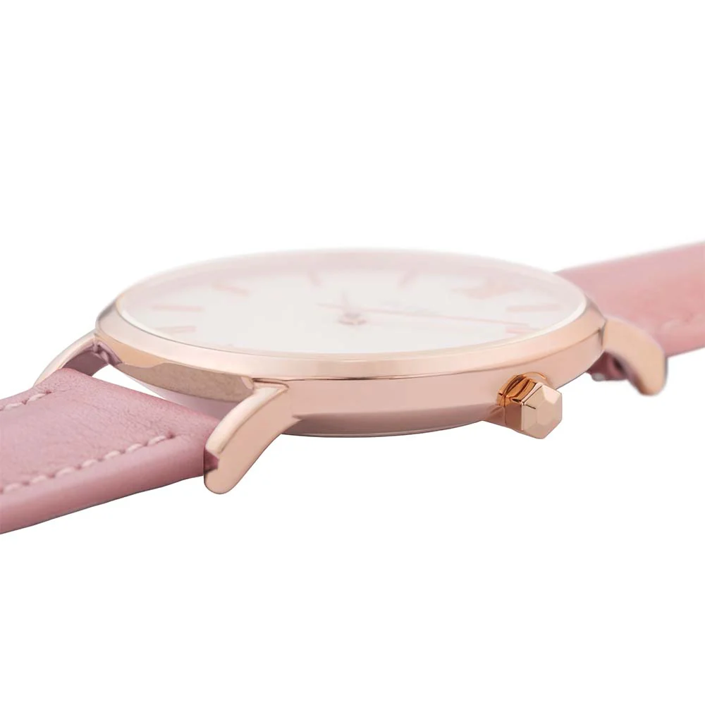 Cluse CW0101203006 Minuit Light Pink Leather Womens Watch - Image 3