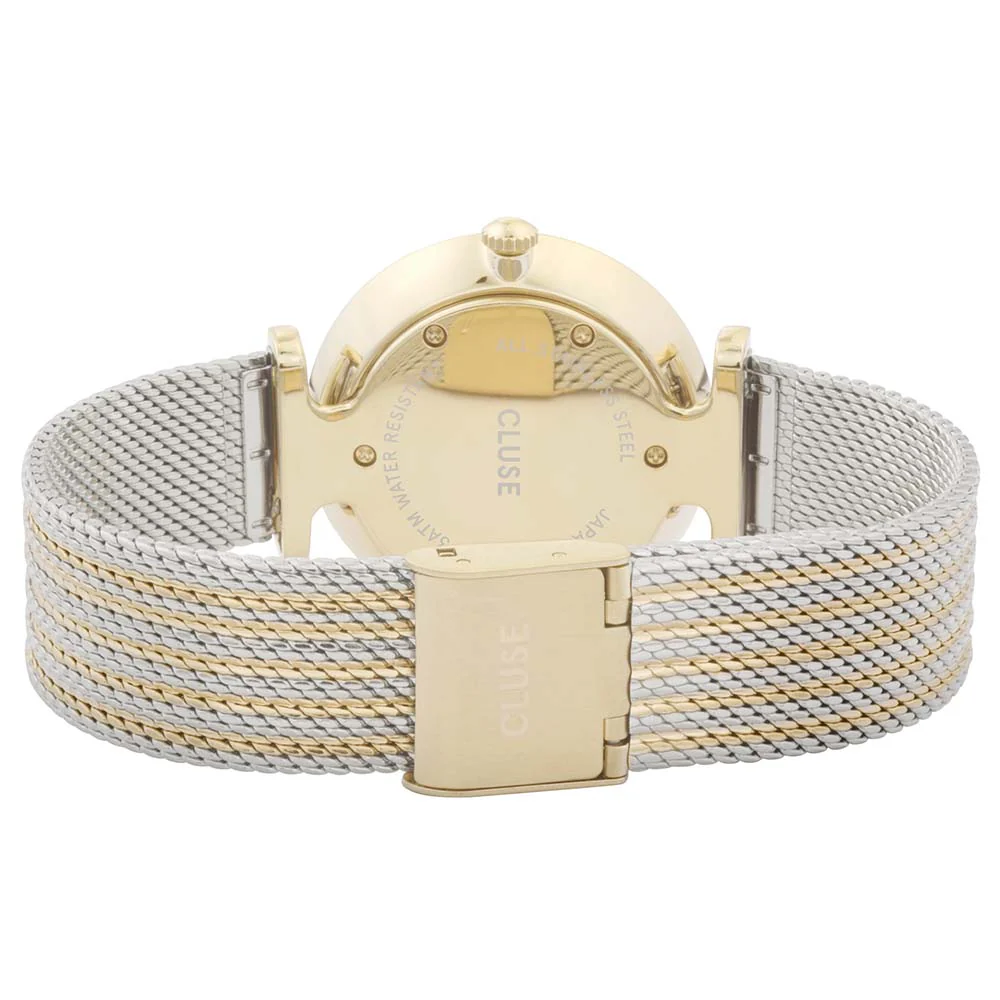 Cluse CW0101208002 Triomphe Gold and Silver Mesh Tone Womens Watch - Image 2