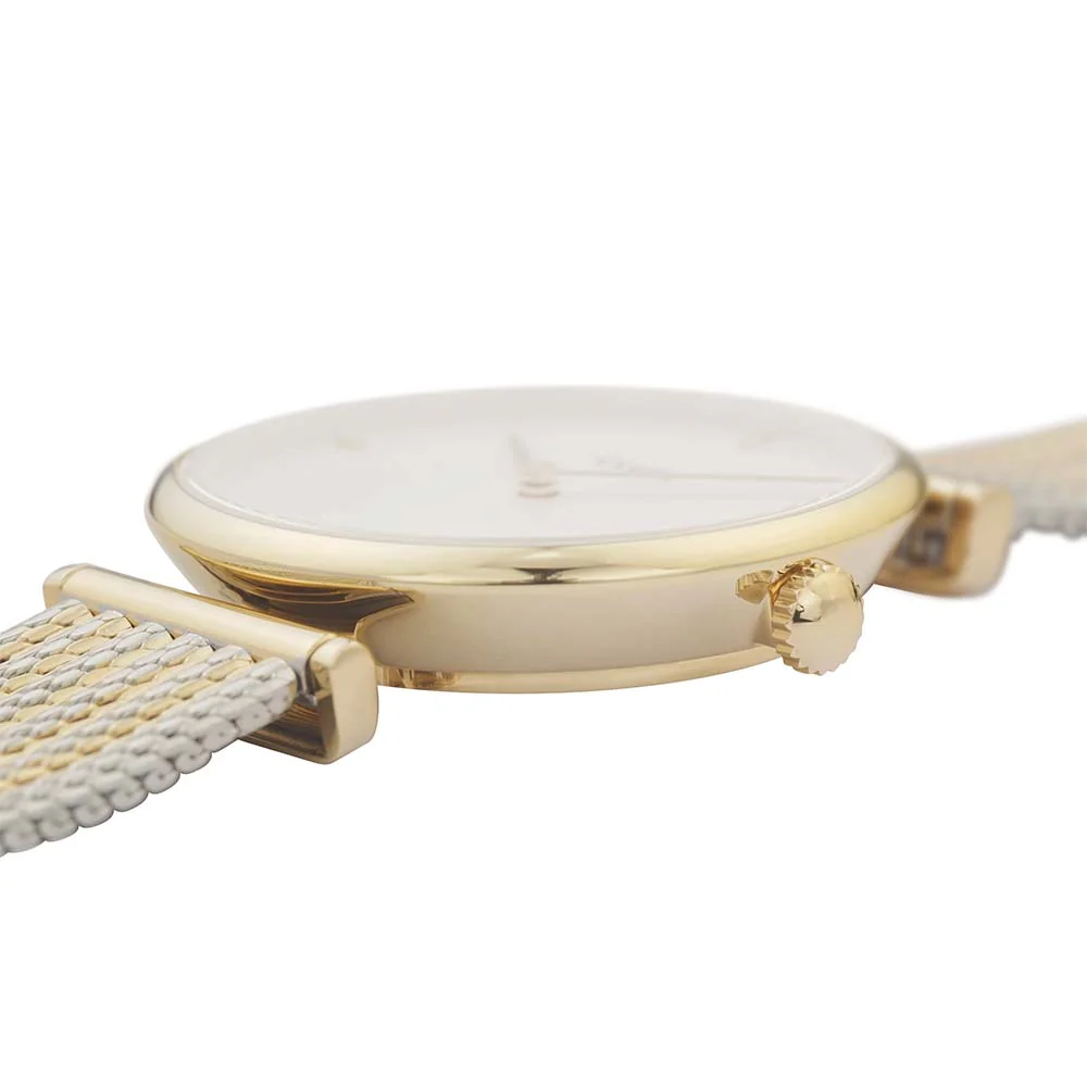 Cluse CW0101208002 Triomphe Gold and Silver Mesh Tone Womens Watch - Image 3