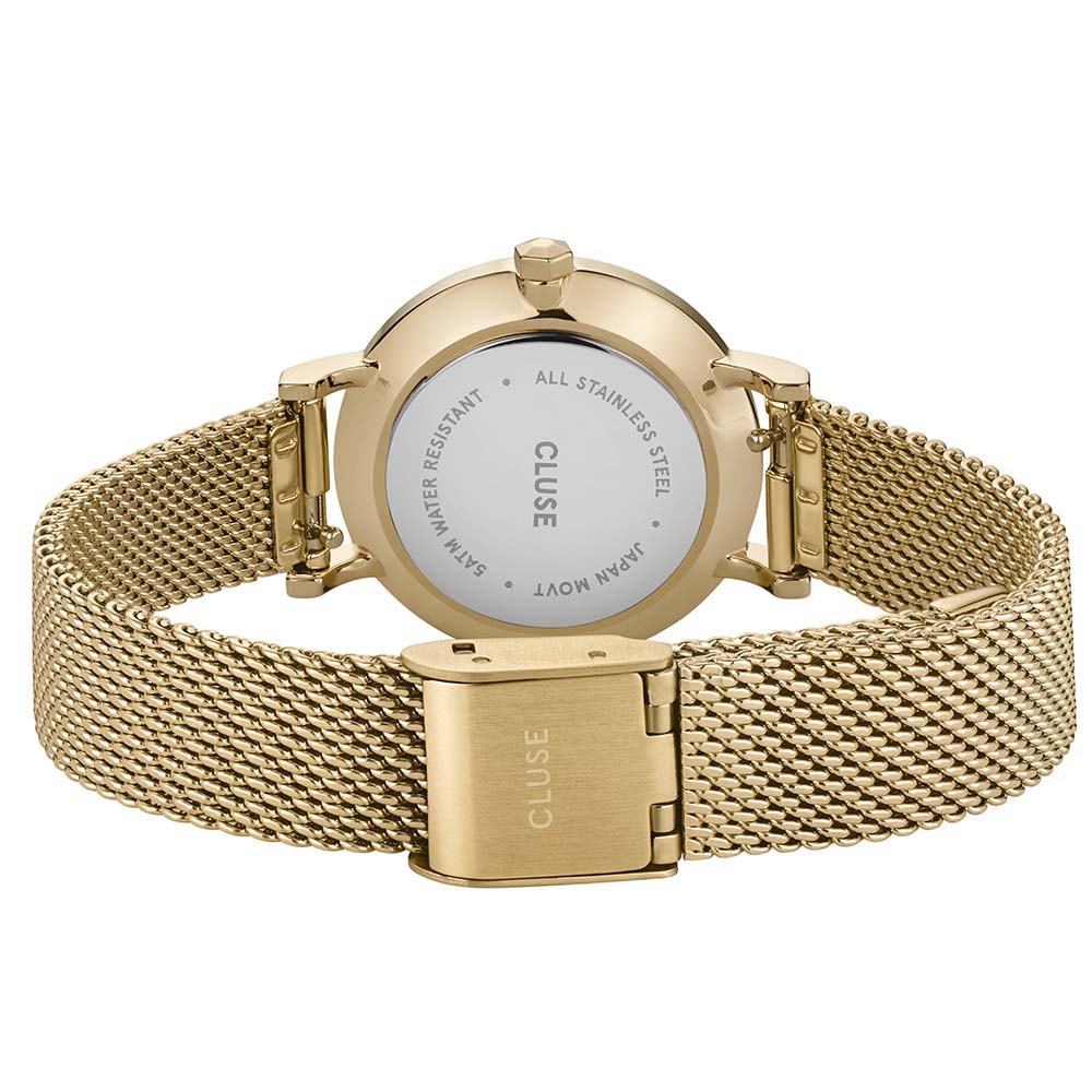 Cluse CW0101211001 Gold Tone Mesh Womens Watch - Image 4