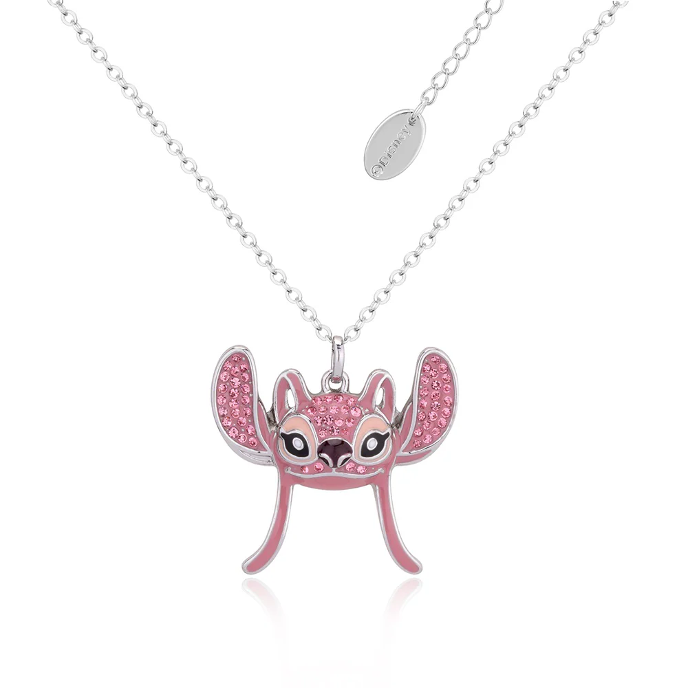 Couture Kingdom Disney Crystal Angel Stainless Steel Necklace