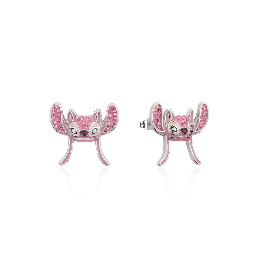 Couture Kingdom Disney Crystal Angel Stainless Steel Stud Earrings