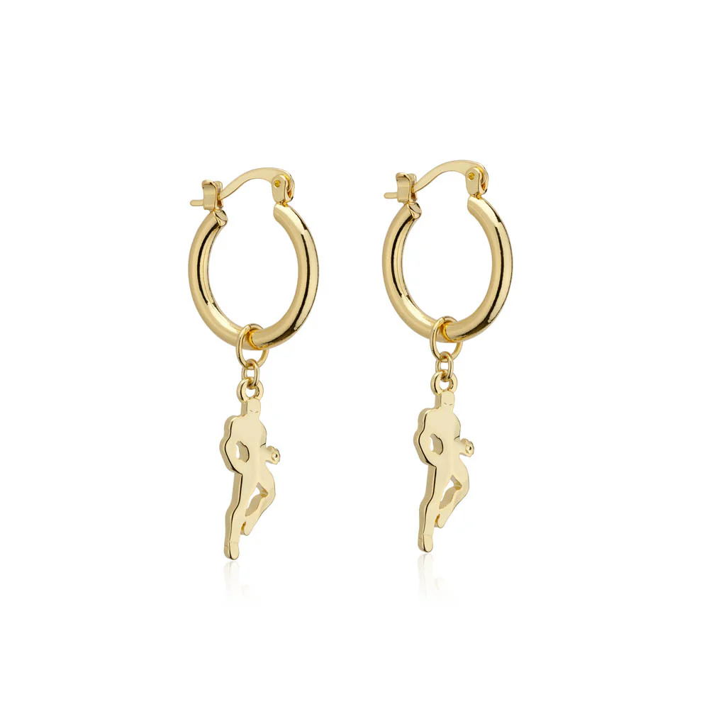 Couture Kingdom Disney Iron Man Hoop Earrings