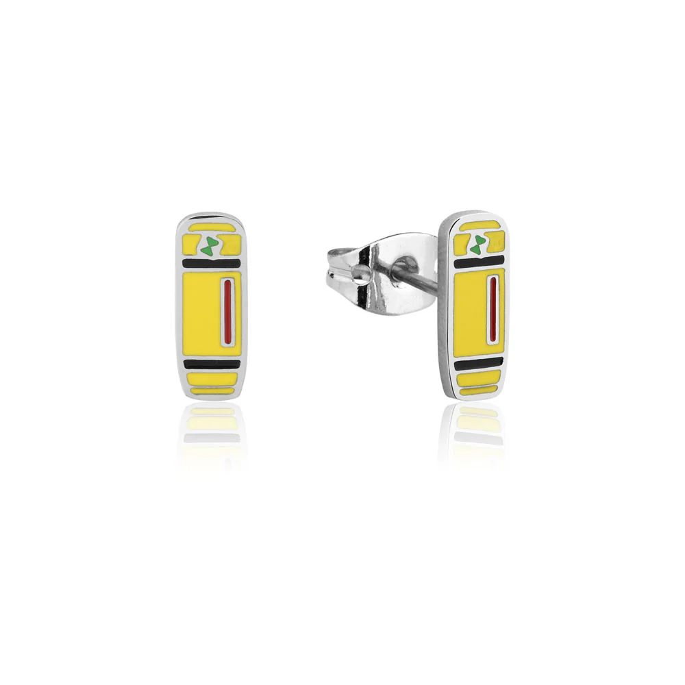 Couture Kingdom Disney Monster Inc Stainless Steel Scare Cannister Stud Earring