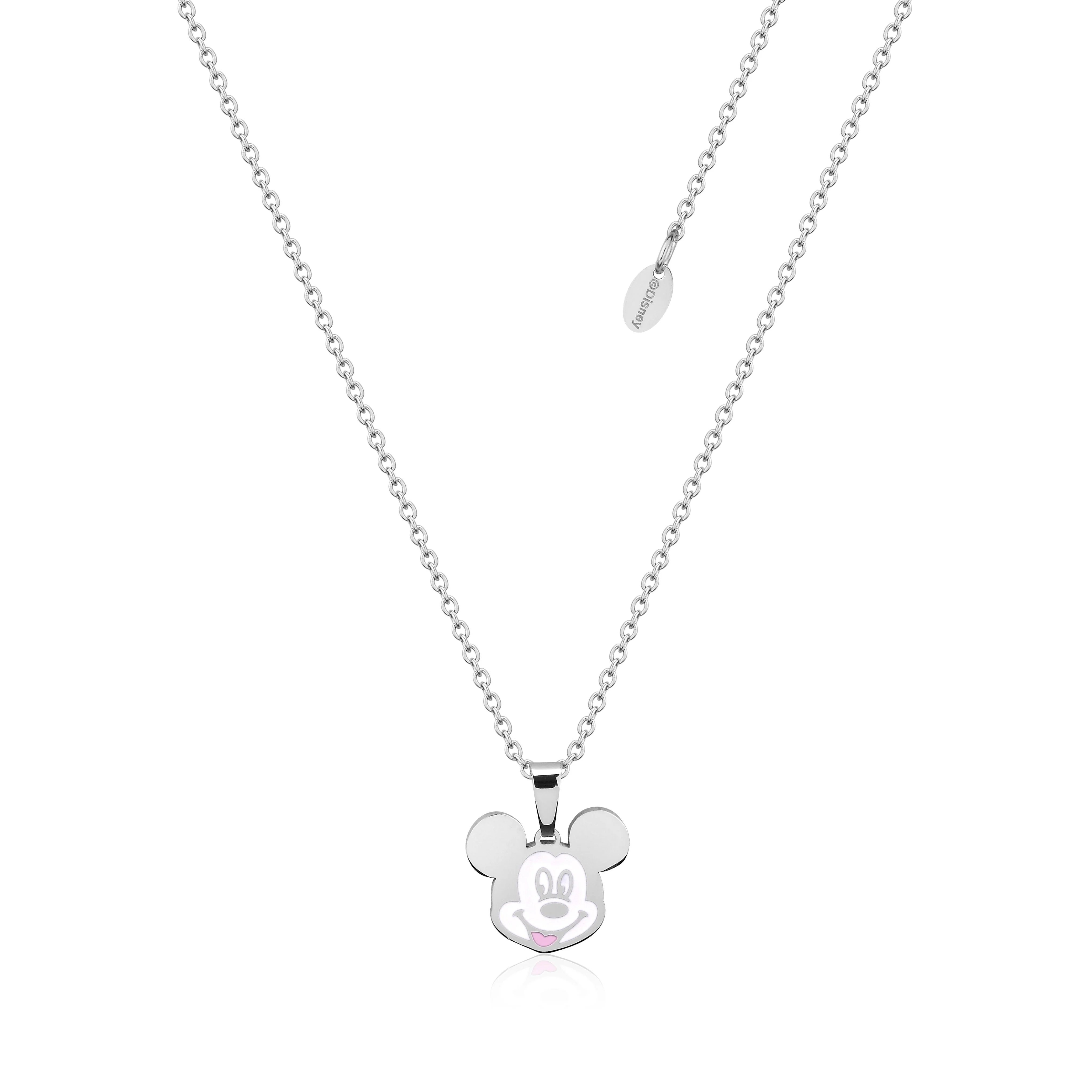 Couture Kingdom Disney Stainless Steel 47cm Animated Mickey Mouse Pendant on Chain