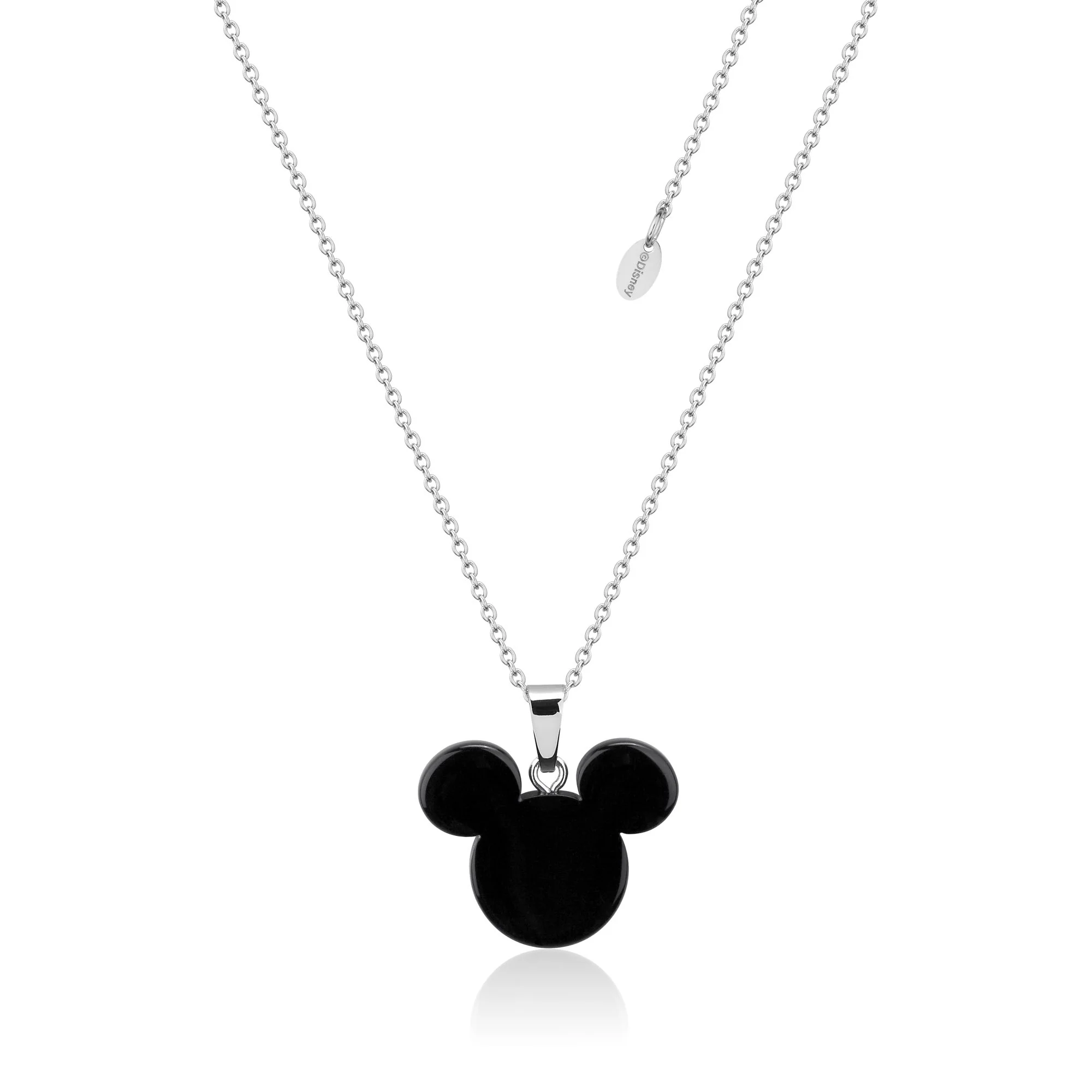 Couture Kingdom Disney Stainless Steel 47cm Mickey Mouse Black Necklace
