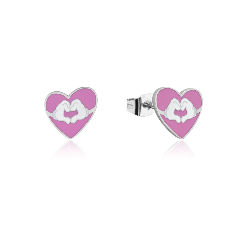 Couture Kingdom Disney Stainless Steel Love Stud Earrings
