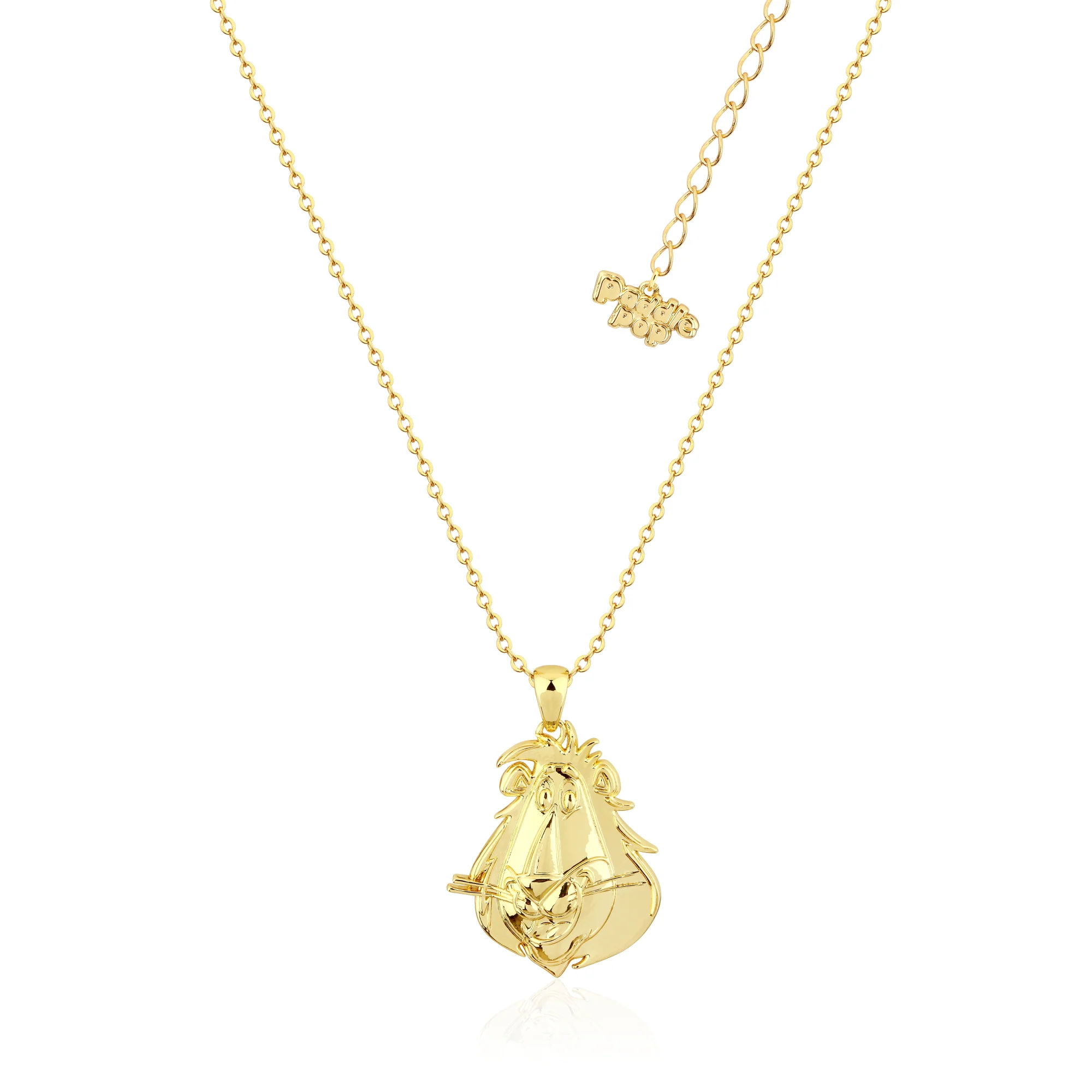 Couture Kingdom Disney Streets Paddle Pop Gold Plated Stainless Steel Max The Lion Pendant On 45+7cm Chain