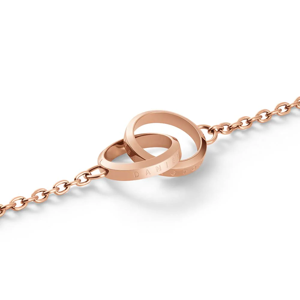 Daniel Wellington Rose Gold Plated Stainless Steel Elan Unity 175mm Bracelet - Image 2