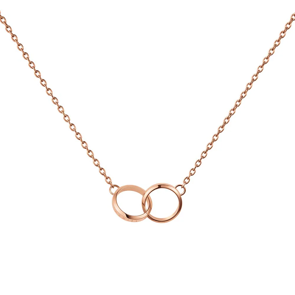 Daniel Wellington Rose Gold Plated Stainless Steel Elan Unity 45cm Chain