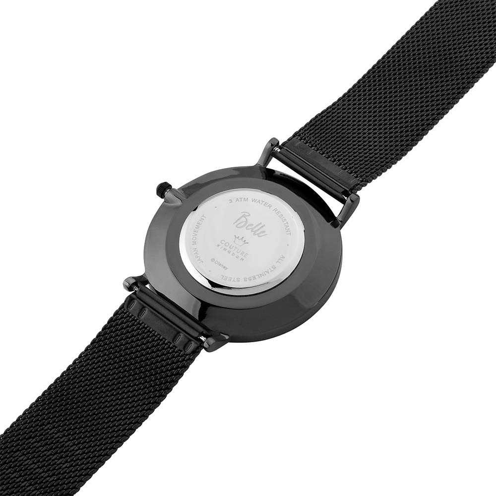 Disney DW002 Princess Beauty & The Beast Enchanted Rose Black Watch - Image 2