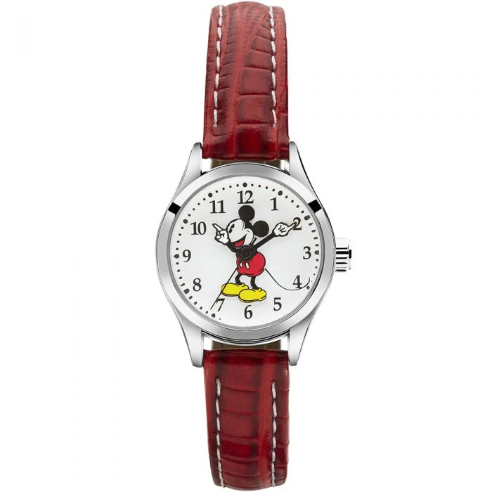 Disney Petitte Mickey TA56722 Croco Red 25mm