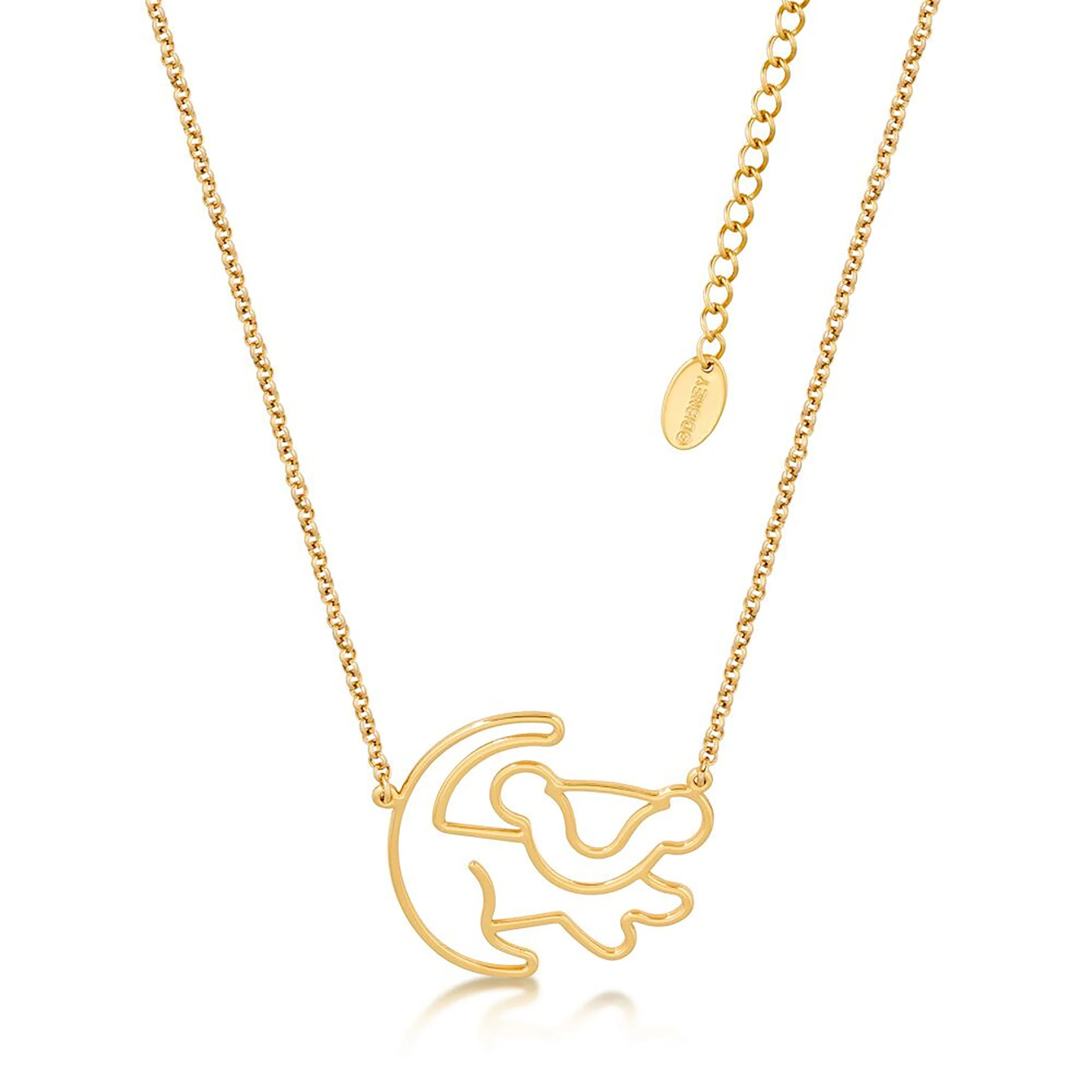 DISNEY The Lion King Simba Silhouette Pendant With Chain