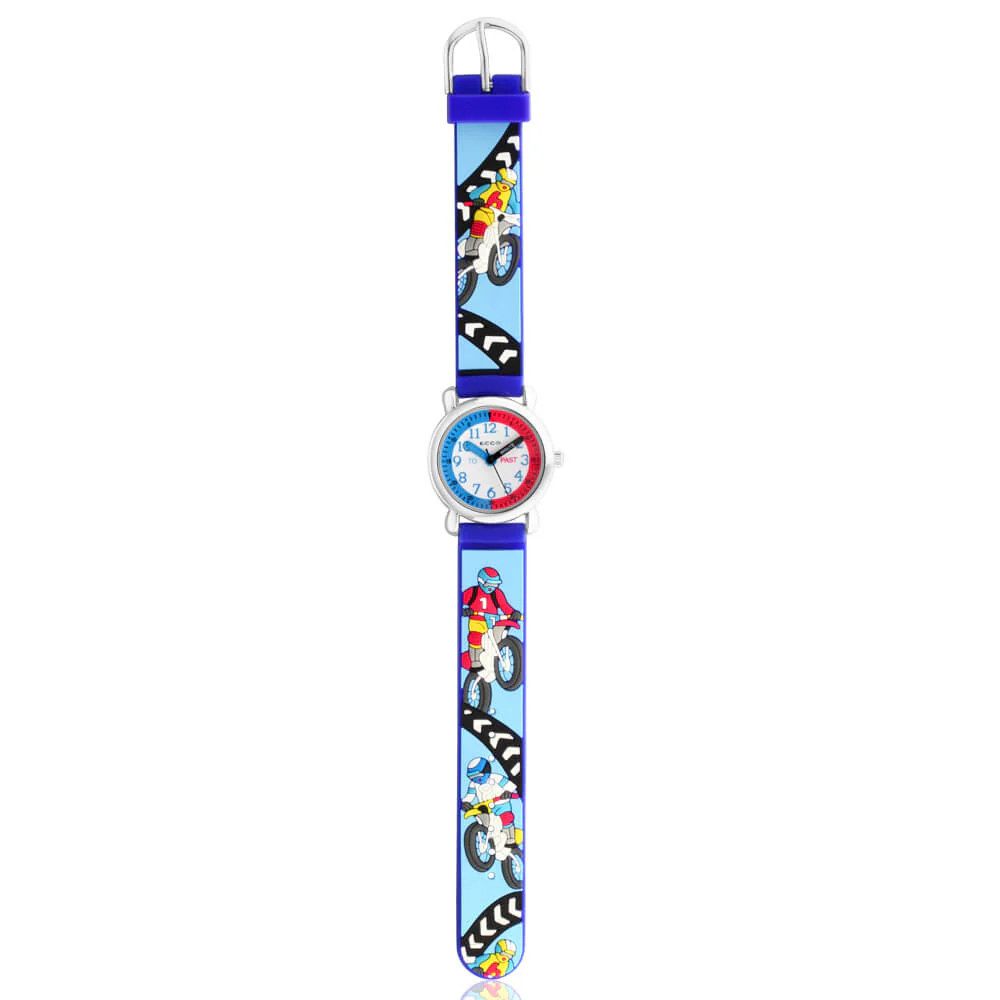 ECC Blue Strap Bikes Kids Watch - Image 2
