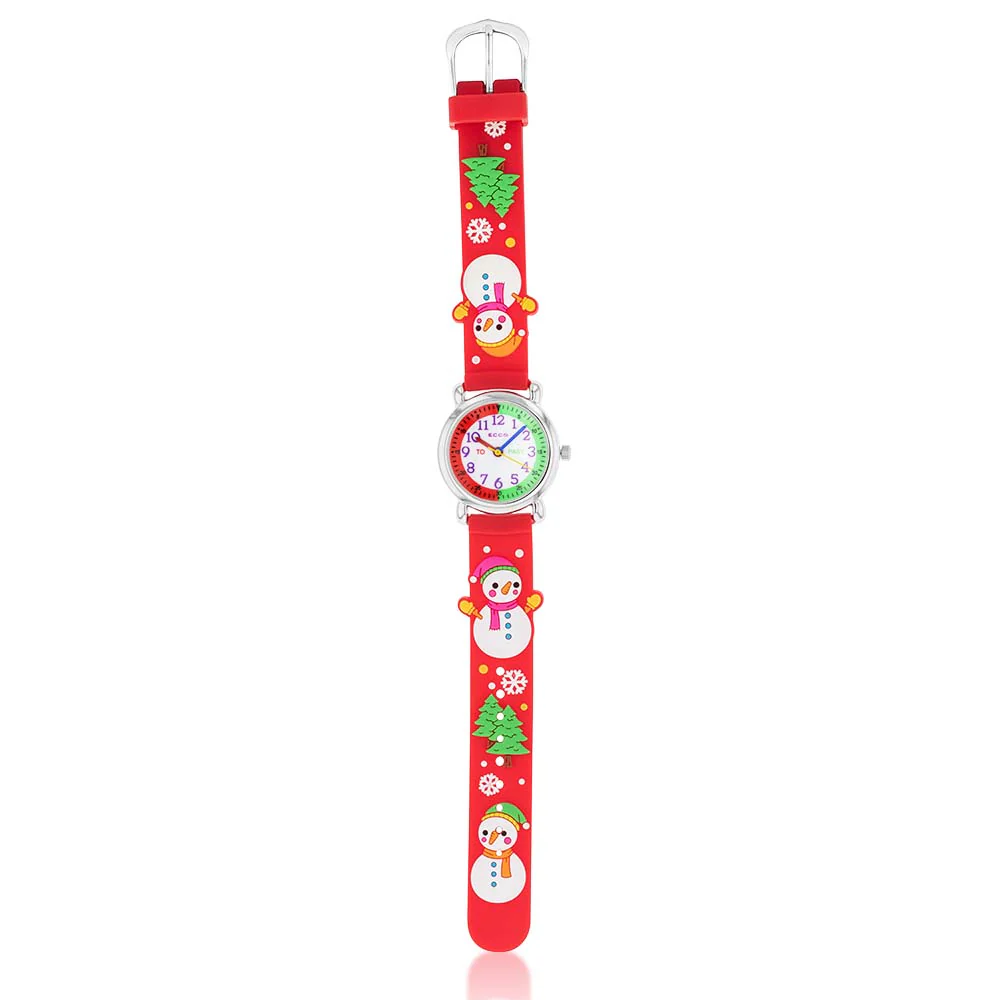 ECC Christmas Snowman Red Kids Watch - Image 2