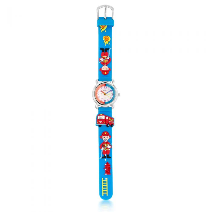 ECC Fire Truck Blue Kids Watch - Image 2