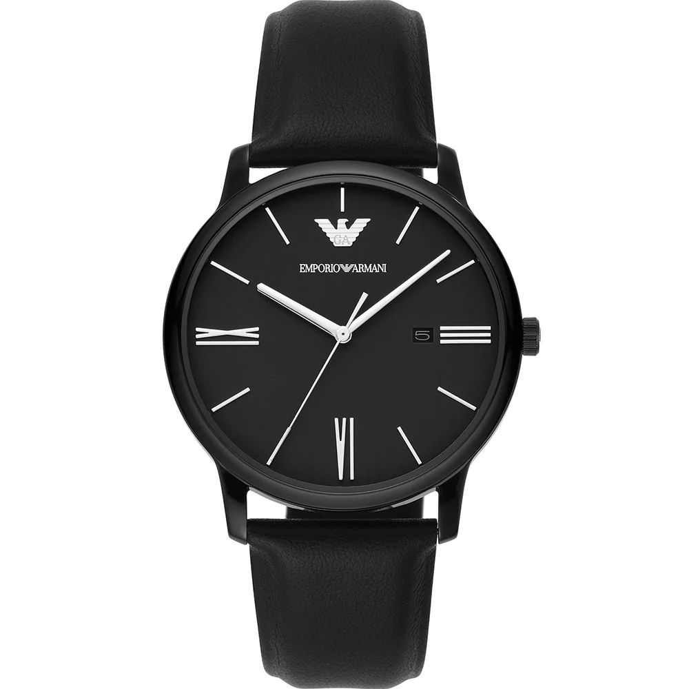 Emporio Armani AR11573 Minimalist Mens Leather Watch