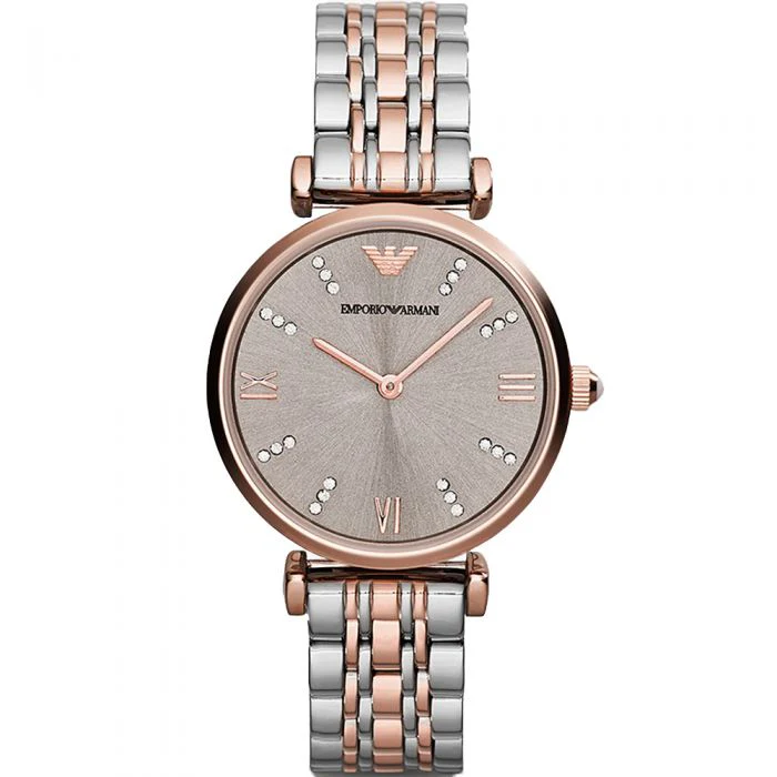 Emporio Armani 'Gianni T-Bar' AR1840 Stainless Steel Ladies Watch
