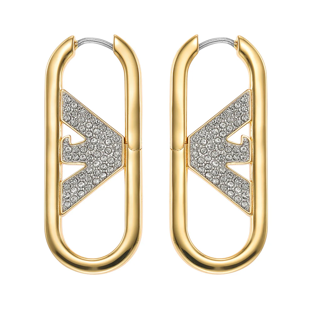 Emporio Armani Gold Plated Brass Fashion Earring