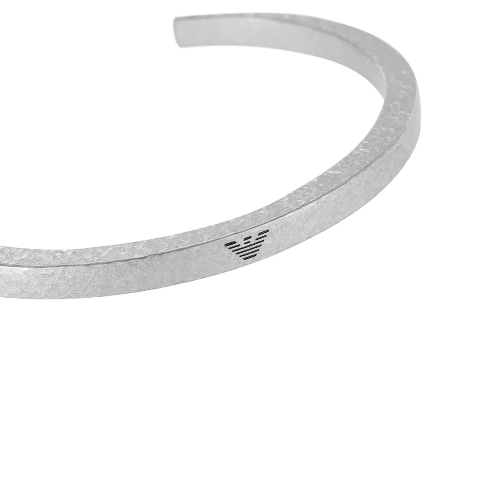 Emporio Armani Stainless Steel Key Basics Cuff Bracelet - Image 2