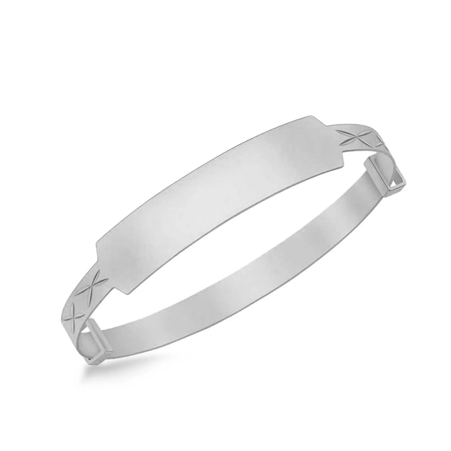 Engravable Baby Bangle in Sterling Silver