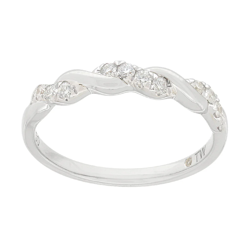 Flawless Cut 15point 9ct White Gold