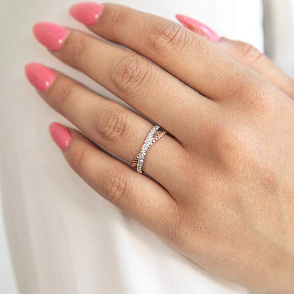 Flawless Cut 9ct Rose Gold ¼ Carat Diamond Ring - Image 3