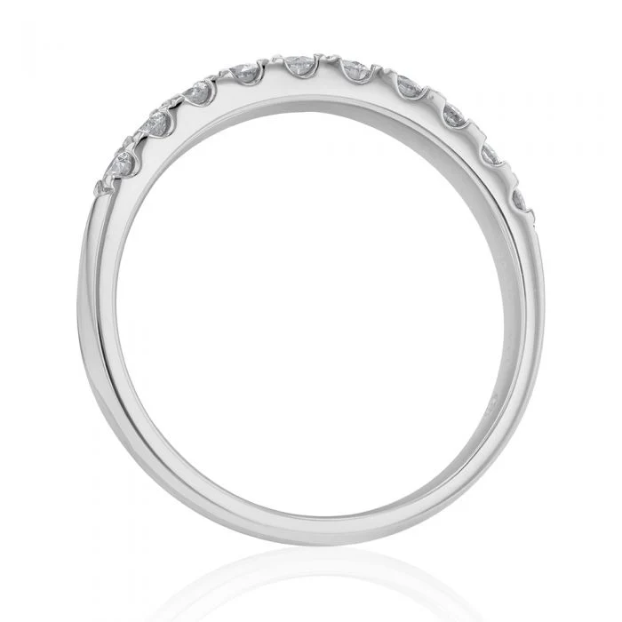 Flawless Cut Platinum 1/2 Carat Diamond Eternity Band - Image 2