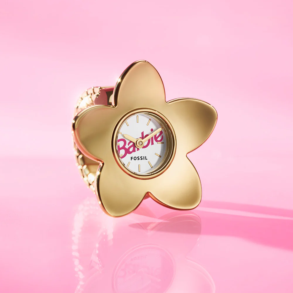 Fossil Barbie LE1175 Flower Ring Watch - Image 2