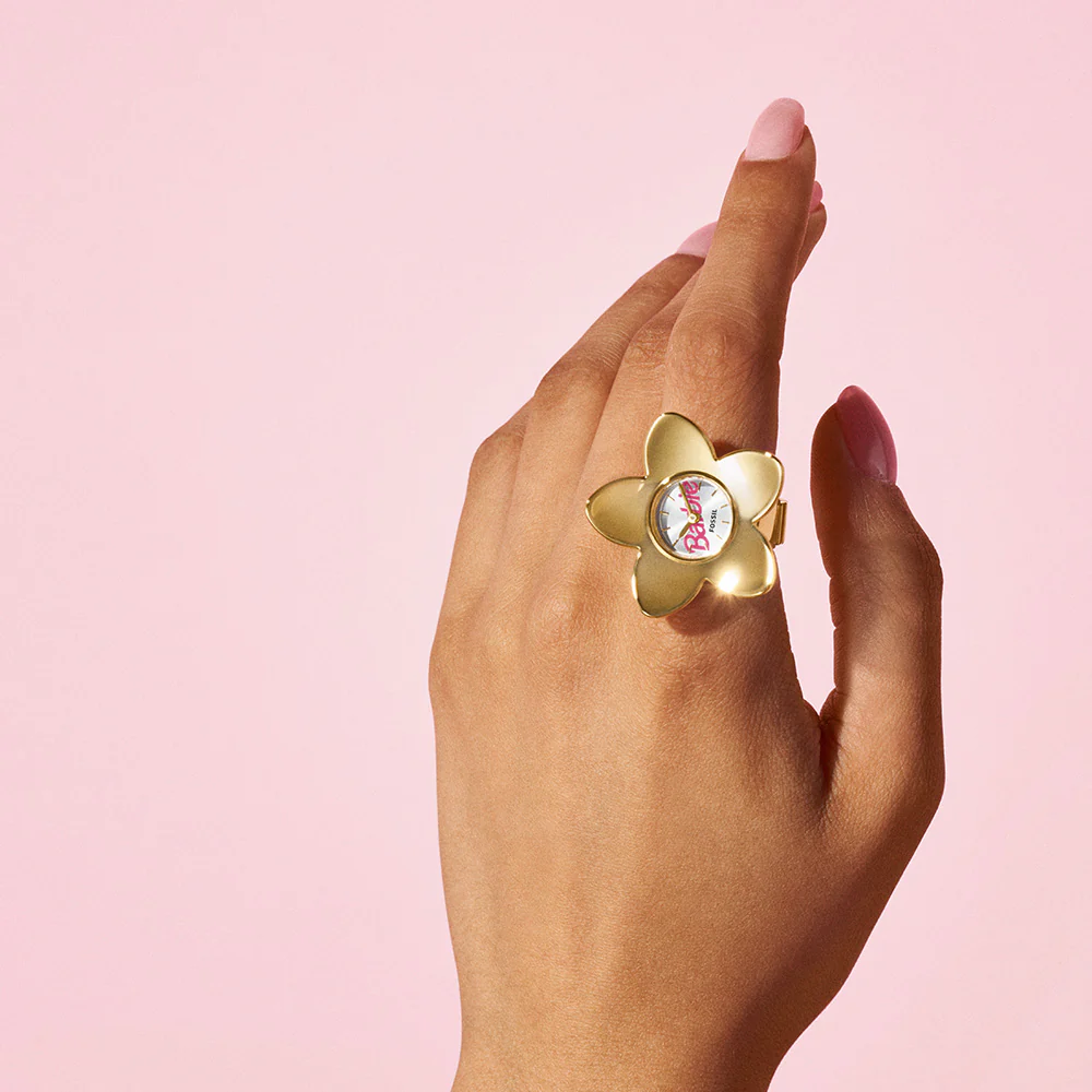 Fossil Barbie LE1175 Flower Ring Watch - Image 3