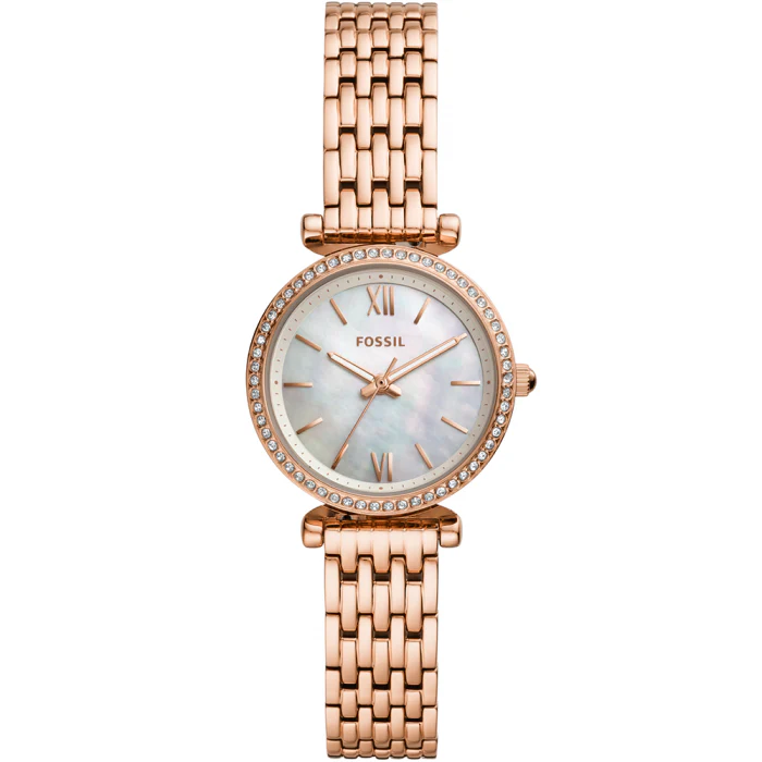 Fossil Carlie Mini ES4648 Rose Stainless Steel Womens Watch - Image 2