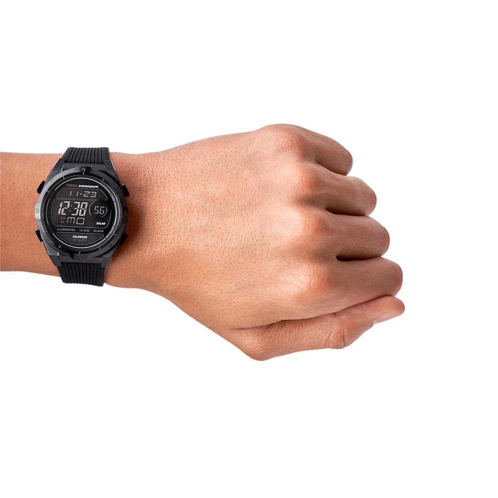 Fossil Everett FS5859 Solar Digital Watch - Image 4