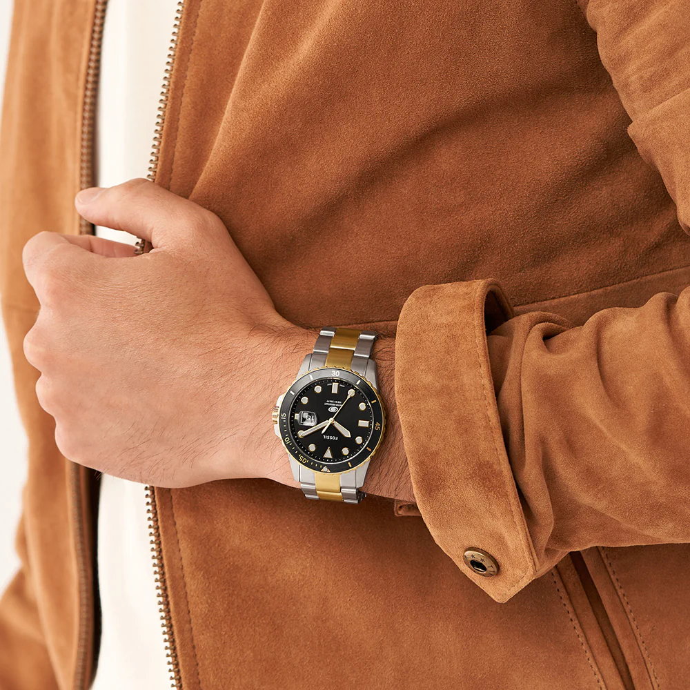 Fossil FS5951 Fossil Blue Two Tone Mens Watch - Image 4