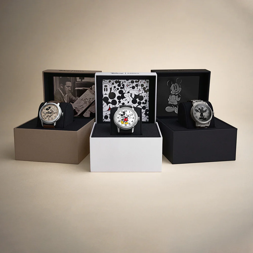Fossil LE1186 Gunmetal Mickey Heritage Automatic 100th Disney Anniversary - Image 10