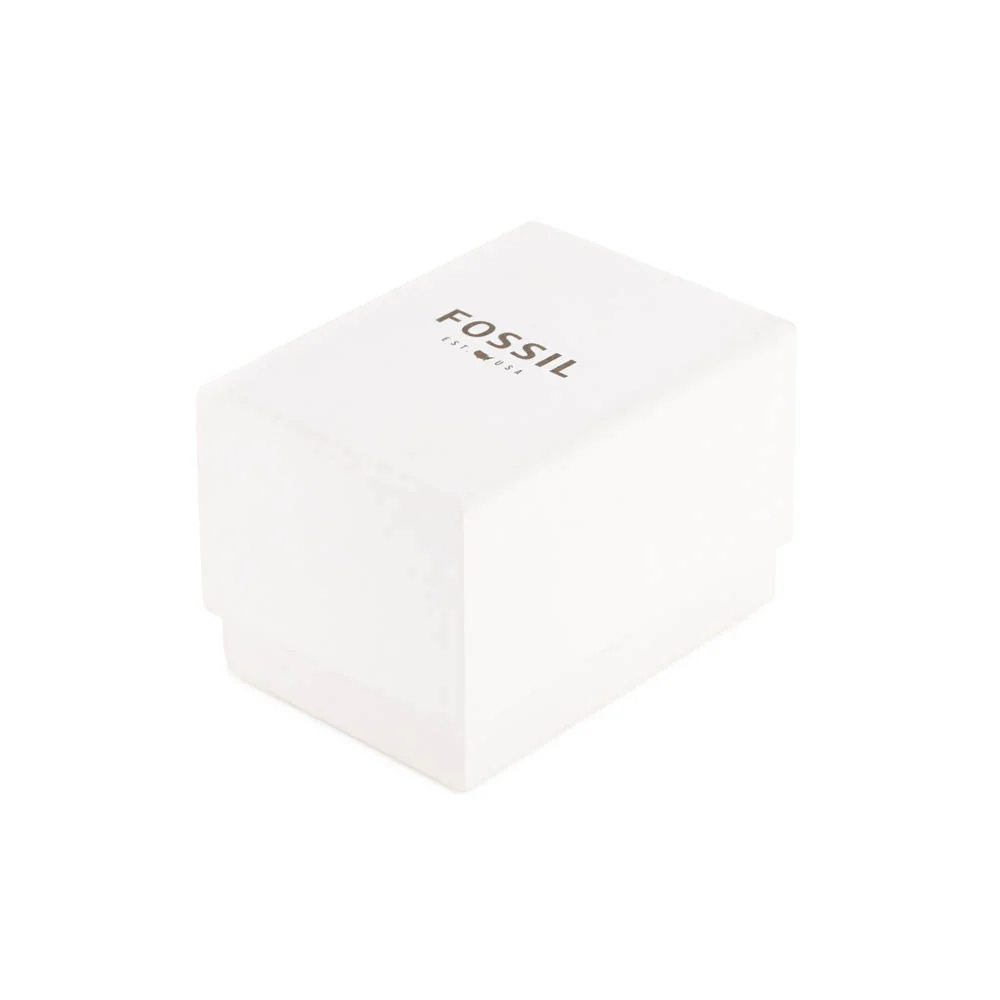 Fossil Multi Tone Gold Plated Stainless Steel Heart Double Chain Bracelet - Image 5